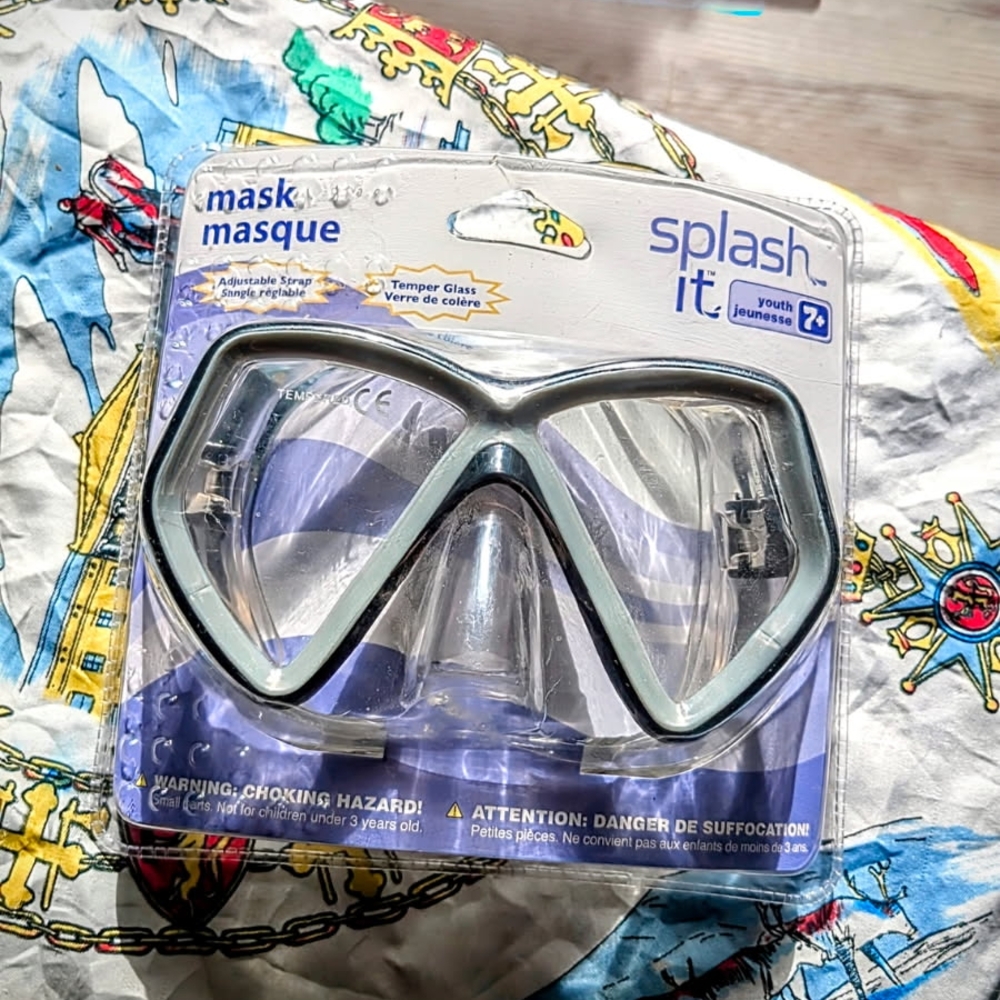 Adidas Clear Dive Mask with Black Strap